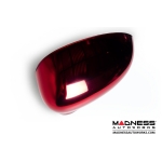 FIAT 500 Mirror Covers - Red Metallic Chrome Finish